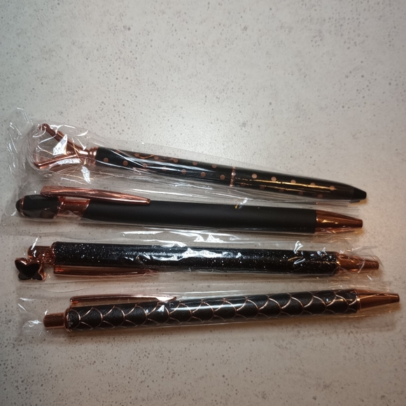 Glam Ink Pens | Pink and Prime Products | Black Ink | 4 in a Pack | NEW ITEM - Picture 10 of 10